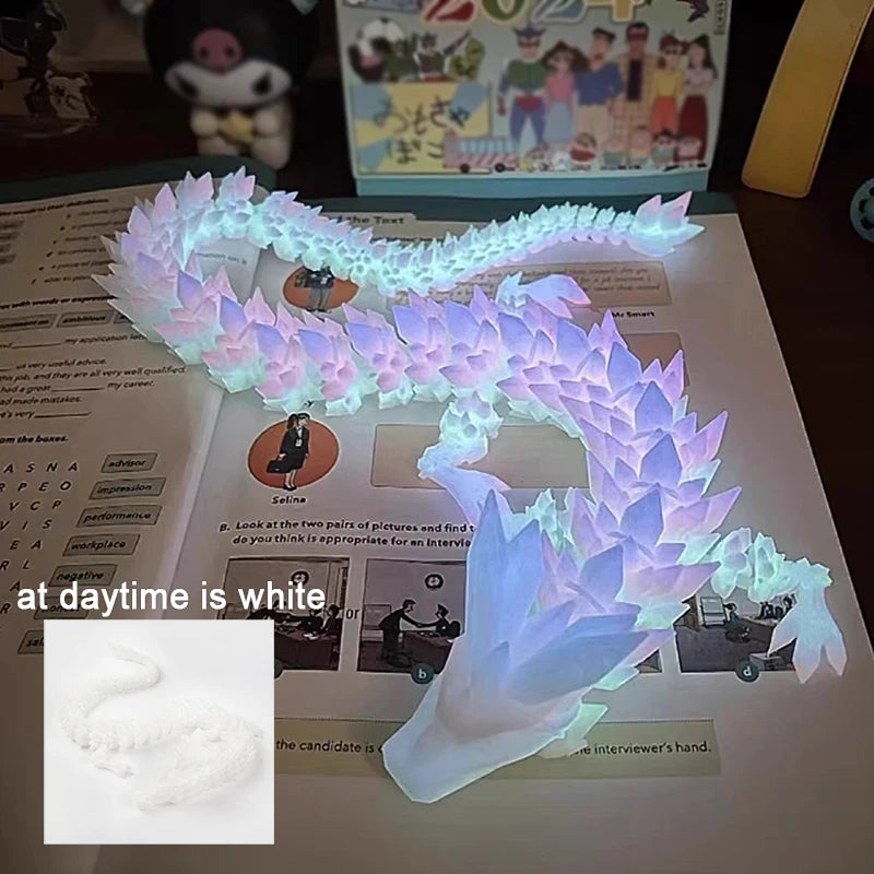 3D Printed Rotatable Articulated Dragons Figures