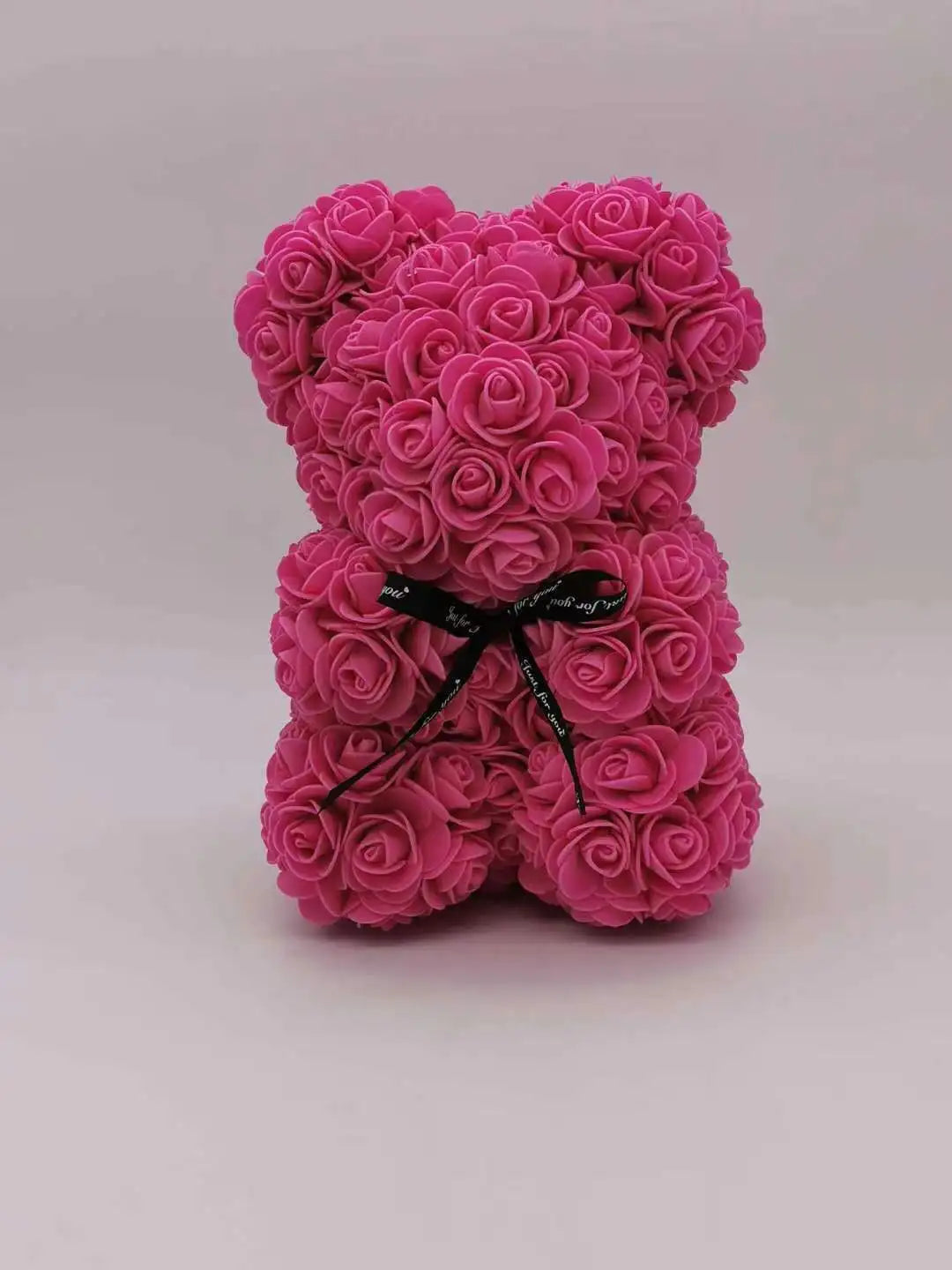 Rose bear teddy bear, 25cm(9.8 inches), flower Teddy Bear, Valentine's Day Gift, Christmas gift, birthday gift, party gift