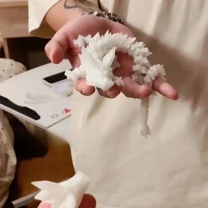 3D Printed Rotatable Articulated Dragons Figures