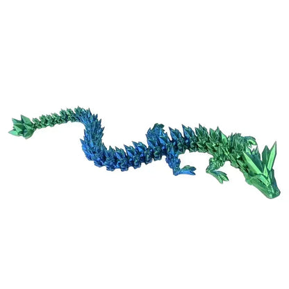 3D Printed Rotatable Articulated Dragons Figures