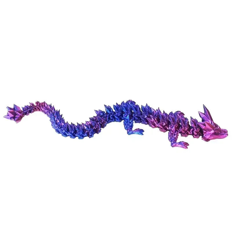 3D Printed Rotatable Articulated Dragons Figures