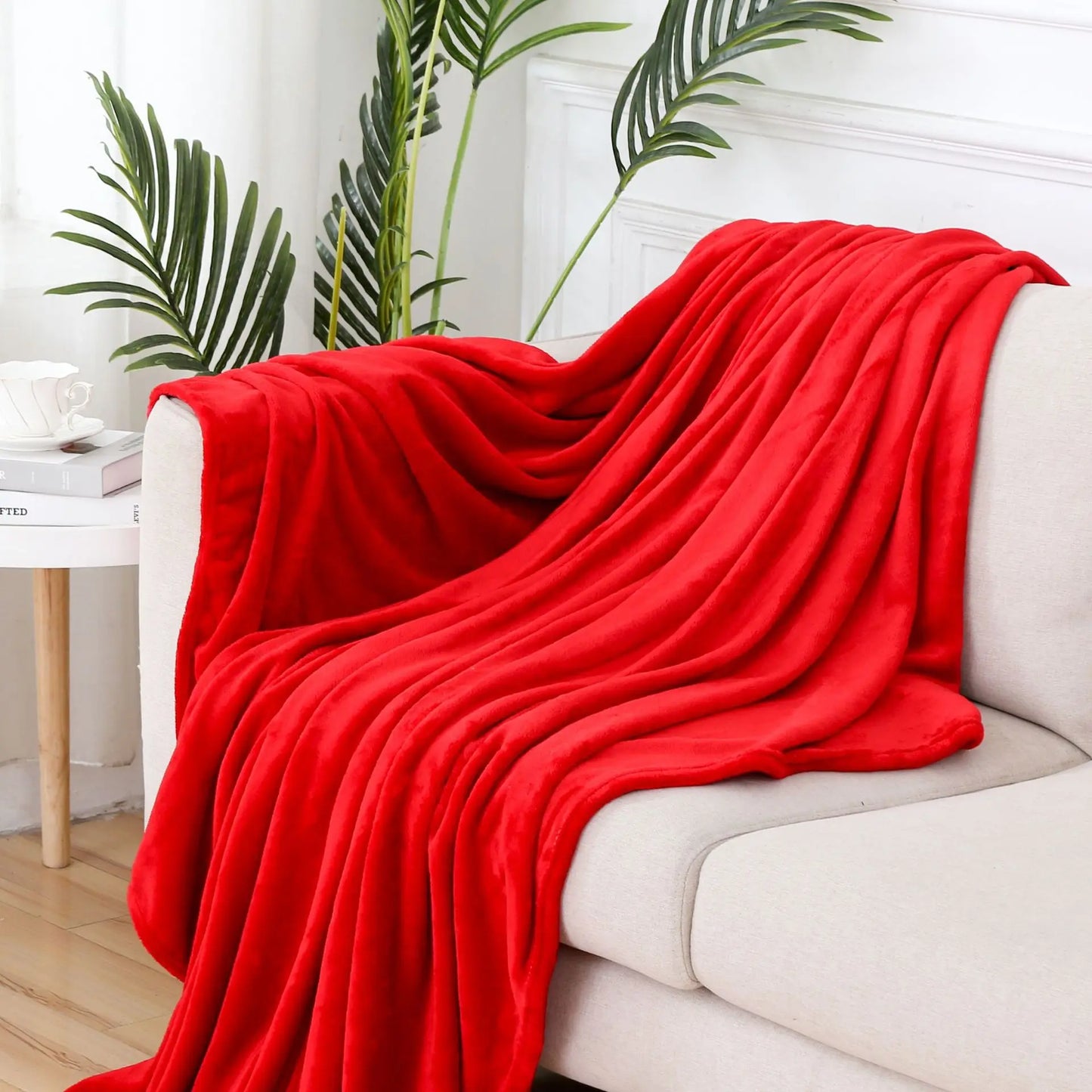 Coral Fleece Blanket Soft, Warm, Cozy.