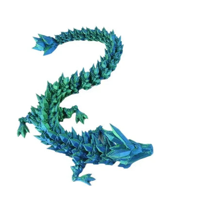 3D Printed Rotatable Articulated Dragons Figures